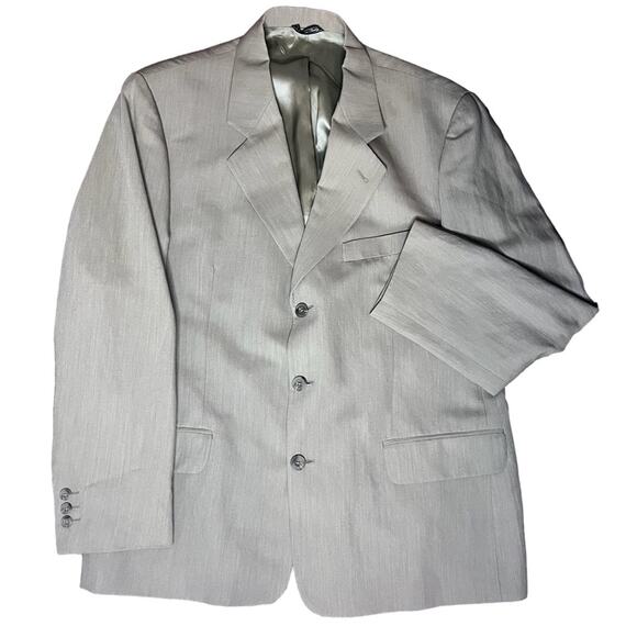 Banana Republic Made In Italy Tan Wool Linen Classic Sport Coat 42S Capsule - Picture 1 of 6